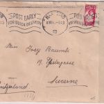 Südafrika - Kapstadt 11.8.43 Brief i.d. SCHWEIZ - DREIFACH-Zensur