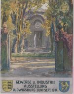 DR - Gewerbe- u. Industrie-Ausstellung Ludwigsburg 1914 5 Pfg. Privatganzsache