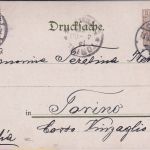 DR - Erstes Osterfest im neuen Jahhundert 1900 3 Pfg. Privatganzsache n. ITALIEN