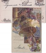 DR - Erstes Osterfest im neuen Jahhundert 1900 3 Pfg. Privatganzsache n. ITALIEN