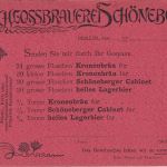 DR - Schlossbrauerei Schöneberg 2 Pfg. Germania Privatganzsache ungebraucht