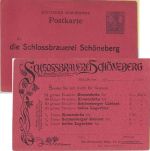 DR - Schlossbrauerei Schöneberg 2 Pfg. Germania Privatganzsache ungebraucht