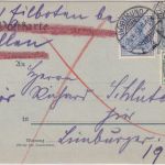 DR - 2 Pfg. Germania Ganzsache+Zusatz Ortseilkarte/27 Pfg. Tarif ! Dortmund 1904