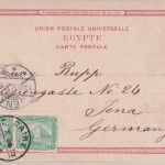 Ägypten - Cairo Rue de la Citadelle farb. Künstler-AK gelaufen 1904