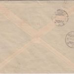 Niederl. Indien - Erstflug Soerabaja Makasser 1937 Schmuckkuvert n. Batavia