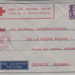 Niederl. Indien - Malang 3.12.40 Luftpostbrief (Rotes Kreuz) i.d. SCHWEIZ