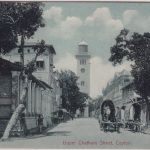 Ceylon - Colombo Upper Chatham Street sw-AK gelaufen 1910