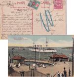 New South Wales - 1 P. Wappen Karte i.d. SCHWEIZ Rooty Hill -1912 Nachporto