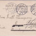 Neuseeland - 1 P. Allegorie Karte n. ÖSTERREICH Auckland - Graz 1906 Weiterltg.