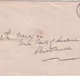Neuseeland - 2 P. Victoria Brief Darfield - Chirstchurch 1896