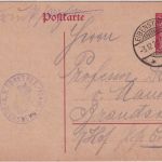 DR-Infla - 10 Pfg. Dienst/21 Ganzsache/Drucksache Eibenstock 3.12.20