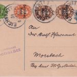 DR-Infla - 30 Pfg. By-Abschied/DR Ganzsache+Zusatz Eichstätt - Morsbach 31.1.22