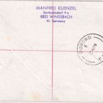 PNG - Kavieng 1978 Barfrankierung Luftpost-Einschreibebrief n. Springe