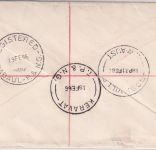 PNG - 25 C. Schmetterling Einschreibebrief n. AUSTRALIEN Keravat Roseville 1966