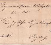 Bayern - Koetzting 7.SEP (K1)/Viechtach 10/9 (HKS) Wende-Dienstbrief ca. 1870