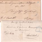 Bayern - Koetzting 7.SEP (K1)/Viechtach 10/9 (HKS) Wende-Dienstbrief ca. 1870