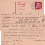 Bayern - 10 Pfg. Luitpold Ganzsache/F-Teil/priv. Zudruck i.d. SCHWEIZ Augsburg 8