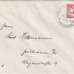 DR - 12 Pfg. Fackelläufer Brief SST Berlin Olympiastadion 1.8.36 n. Heilbronn