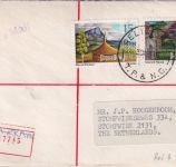 PNG - 15+25 C. Landschaften Einschreibebrief Karkar/Relief No. 9 30.4.76