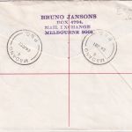 PNG - 3x25 t. Eisvogel Luftpost-Einschreibebrief Madang - Solingen 1981