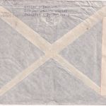 Palästina - 10+15 Mils. Freimarken Luftpost-Zensurbrief n. BELGIEN Tel Aviv 1939