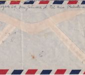 Palästina - 50+10 Mils. Freimarken Lupo-Zensurbrief n. ÖSTERREICH Tel Aviv 1946