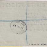 Palästina - 5+2x10 Mils. Freimarken Ortseinschreibebrief Tel Aviv 1942