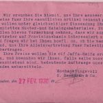 Palästina - 3 Mils. Drucksachenkarte Jerusalem - Chemnitz 1930