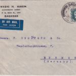 Irak - 3 A. Faisal I. Luftpost-Firmenbrief Baghdad - Bremen 1931