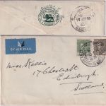 Irak - 30+3 F. Ghasi I. Luftpostbrief n. SCOTLAND Baghdad - Edinburgh 1935