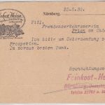 DR - Nürnberg 1932 Masch.werbestempel "Unsere Zähne" Karte Motiv: Zahnmedizin