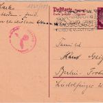 DR - 15 Pfg. Hindenburg Ganzsache Antwort-Teil Amsterdam Berlin 1940 Zensur !!