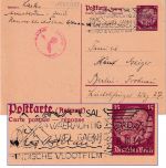 DR - 15 Pfg. Hindenburg Ganzsache Antwort-Teil Amsterdam Berlin 1940 Zensur !!