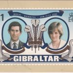 Gibraltar - Zuleitungspost LH 1st-Flug Bahrain - Karachi Luftpostkarte 1989