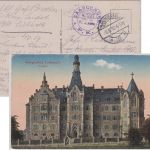 Deutsches Reich - Saargemünd 1917 Feldpostkarte (AK Hospital) - Flensburg Zensur