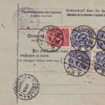 DR - Paketkarte i.d Schweiz Leipzig - St. Gallen 1924 Leitzettel Lindau Bodensee