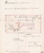 Württemberg - Rottenburg 1854 Nachnahmebrief n. Stuttgart Faltbrief m. Inhalt