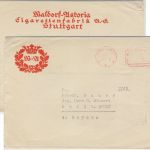 DR - 3 Pfg. PFS, DrsBf. (Waldorf Astoria Zigaretten) Stuttgart - Naila 1936