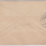 England - 1 P GA-Umschlag + Zusatz beide Firmenlochung Perfin London Berlin 1907