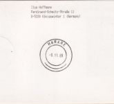 Kenya - Lufthansa 1st-Flug Nairobi - Harare Luftpostkarte 1989