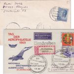 DDR - Tag d. Aerophilatelie Luftpost Einschreibekarte n LUXEMBURG Magdeburg 1969