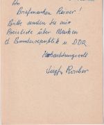 BRD - (16) Walldorf ü. Gross Gerau Poststelle I Ganzsache n. Ingolstadt 1962