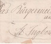 Bayern - Niederkirchen b. Kaiserslautern 1904 Brief 10 Pfg Wappen n. St. Ingbert