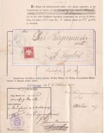 Bayern - Niederkirchen b. Kaiserslautern 1904 Brief 10 Pfg Wappen n. St. Ingbert