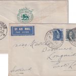 Irak - 5+2+8 F. Faisal/Ghasi Luftpostbrief n. SCOTLAND Baghdad - Longniddry 1934