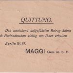 DR - 3+10 Pfg. Germania Perfin "M" Nachnahme-Drucksachenkarte Berlin 1909