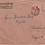 DR - 7 1/2 Pfg. Germania Perfin "MB" Ortsbrief Berlin 1918