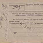 DR - 80 Pfg Germania Perfin "B&CE" Paketkarte n. BELGIEN Waldshut - Enghien 1911