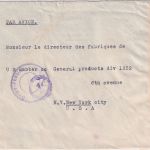 Iran - 10+2 R. Schah u.a. Zensurbrief n. USA Teheran - New York 1945
