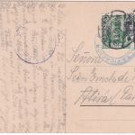 DR - 2x5 Pfg. Germania Karte n. PARAGUAY Meissen - Atyra 1909